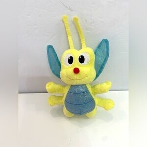 Doc McStuffins Flicker Firefly Disney Junior Plush Yellow Bug Toy Doll 6"